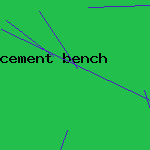 cement bench